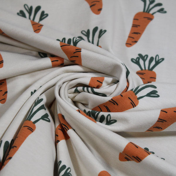 Kilim, Corail et Menthe, Jersey de Coton