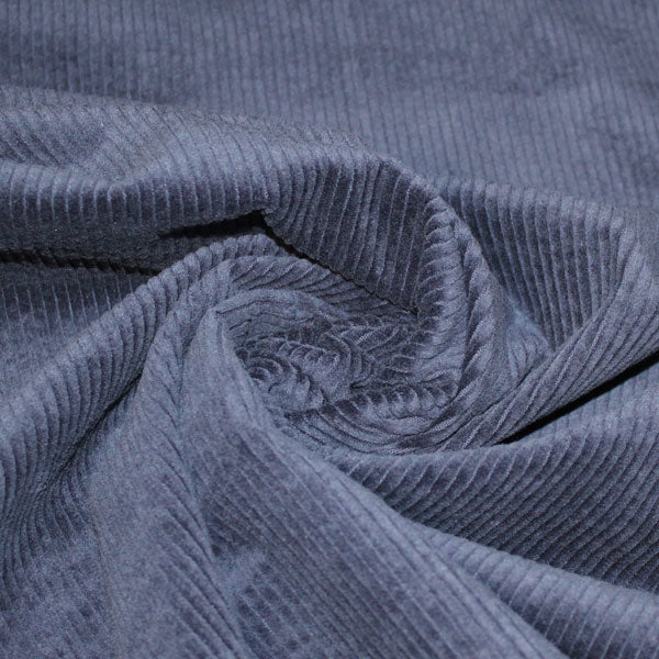 Corduroy, Blu navy, Velluto di cotone