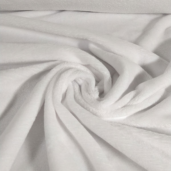 Micro éponge, Blanc, viscose de bambou