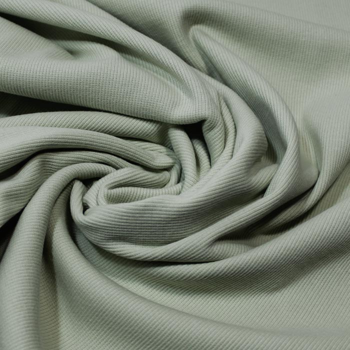 Ribbing, Fog green, dritto-rovescio