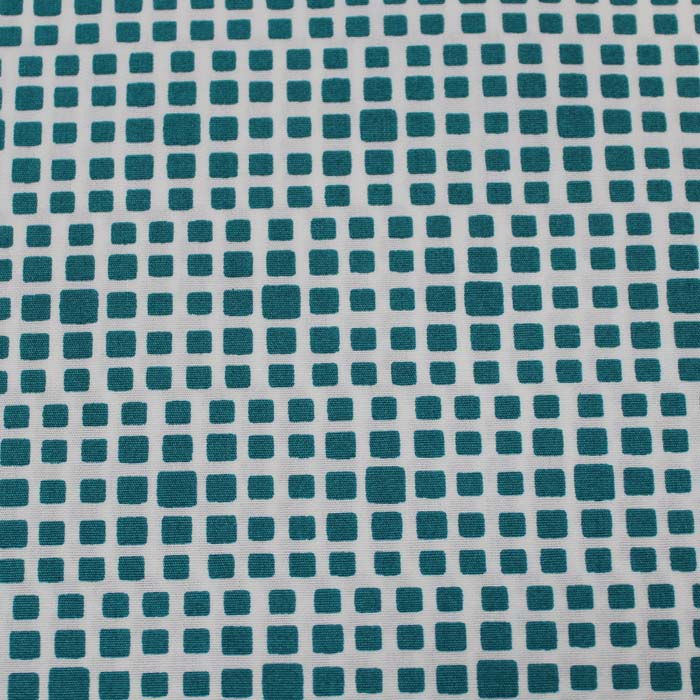 Squared, Teal, Cotone americano