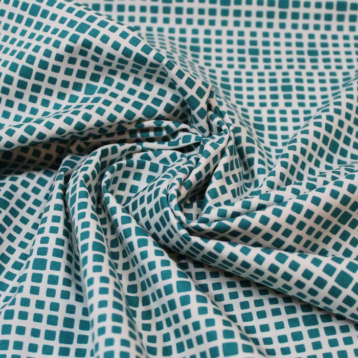 Squared, Teal, Cotone americano