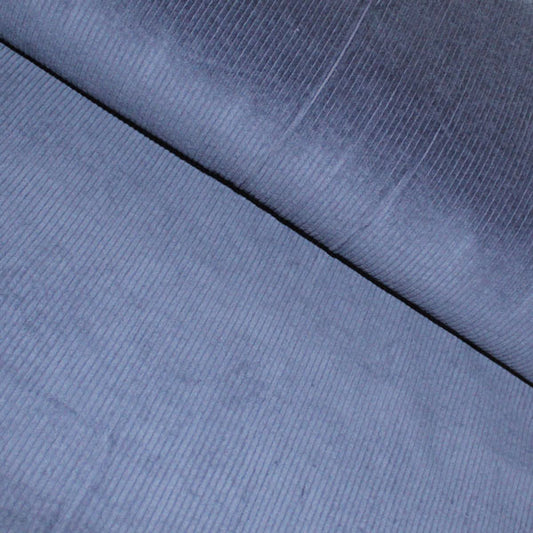 Velours côtelé, Bleu marine, Velours de coton