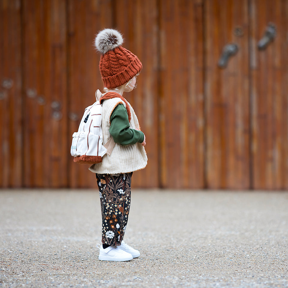 Verticals, Grayed white, Gabardine in tela di cotone