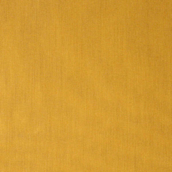 Voile de coton, Jaune ocre, GOTS