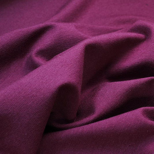 Jersey di cotone unito Purple