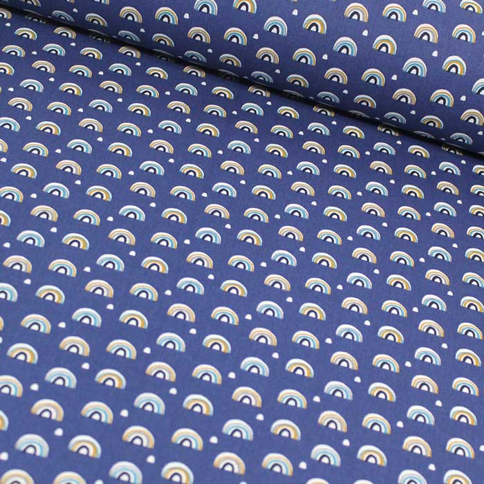 Arcol, blu indigo, cotone francese