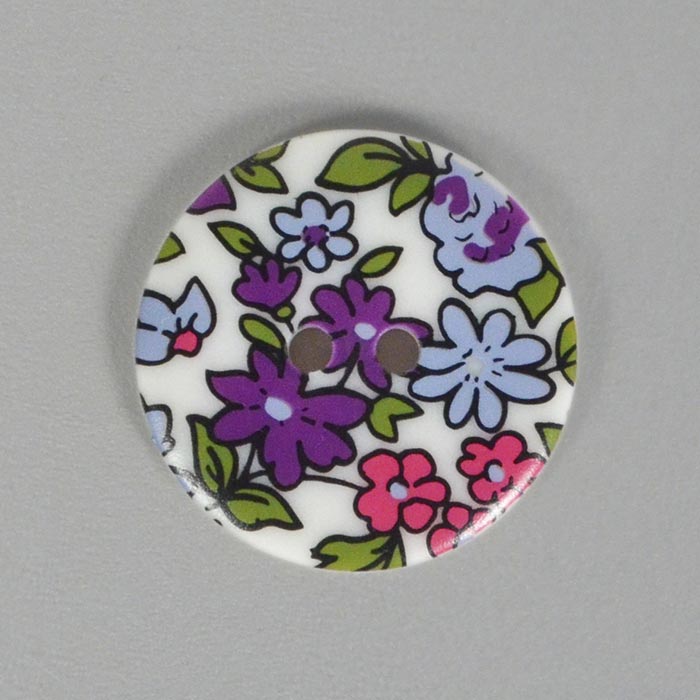 Bouton rose violette - différentes tailles